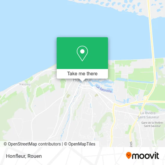 Honfleur map
