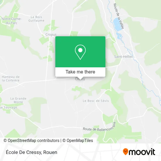 École De Cressy map