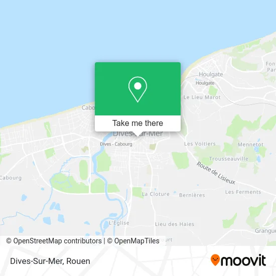 Dives-Sur-Mer map