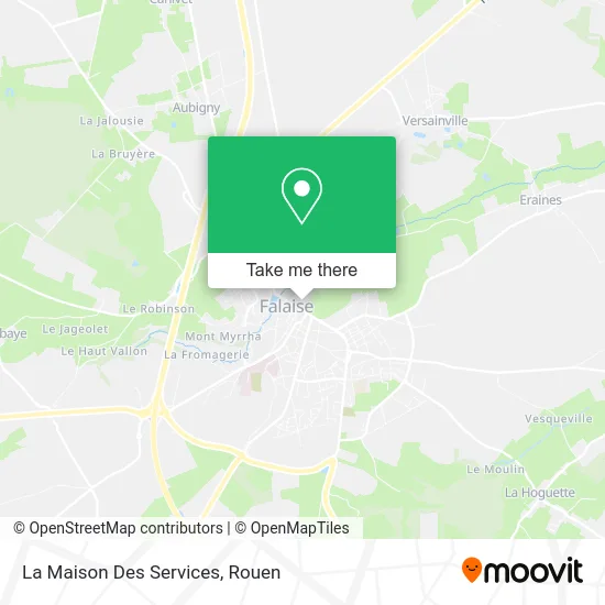 La Maison Des Services map