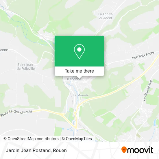 Jardin Jean Rostand map