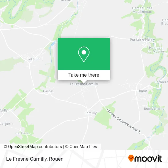 Le Fresne-Camilly map