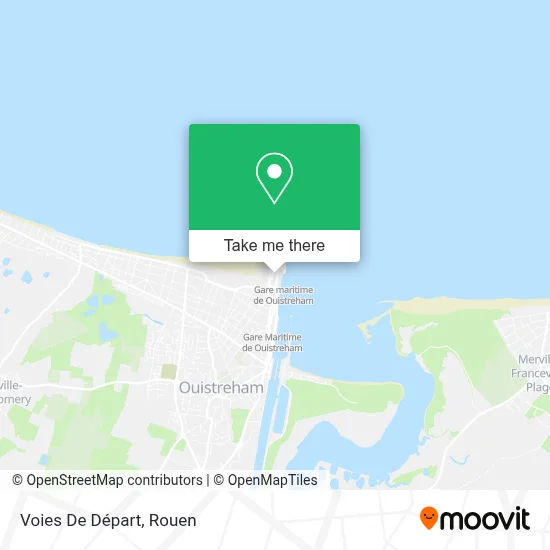 Voies De Départ map