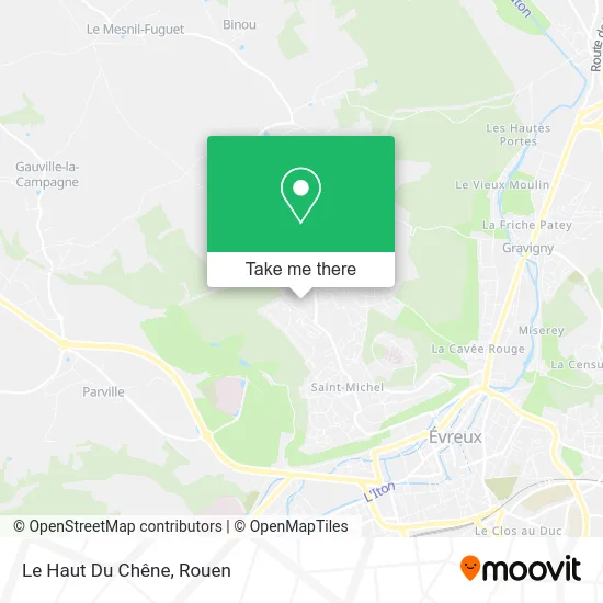 Le Haut Du Chêne map