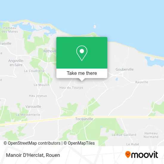 Manoir D'Herclat map