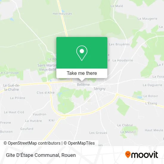 Gîte D'Étape Communal map