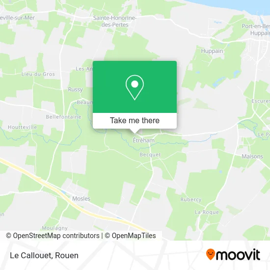 Le Callouet map