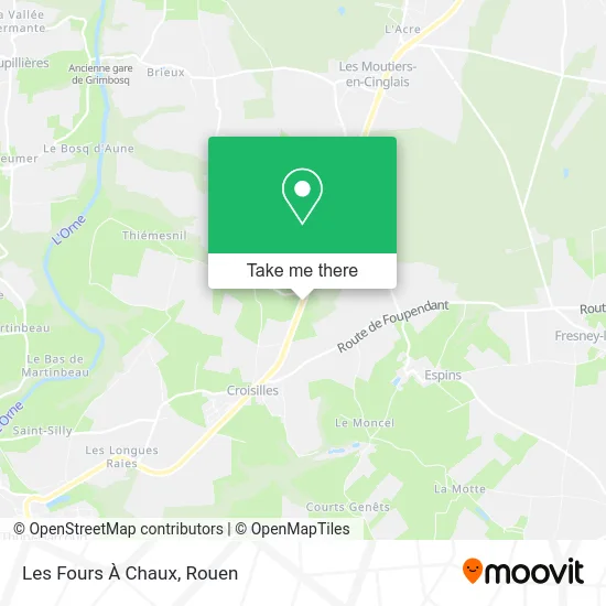 Les Fours À Chaux map