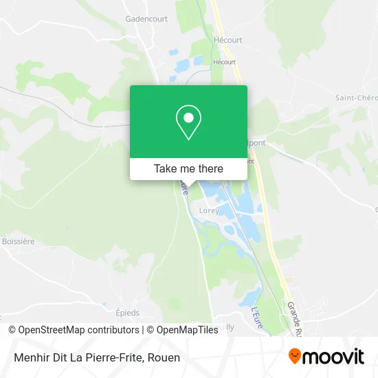 Menhir Dit La Pierre-Frite map