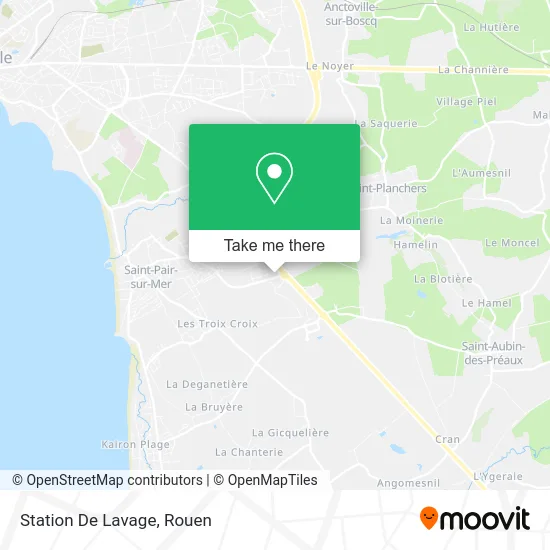 Station De Lavage map