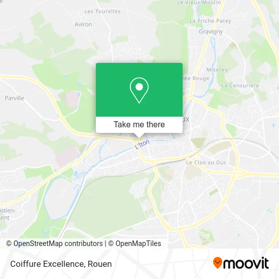 Coiffure Excellence map