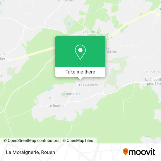 La Moraignerie map