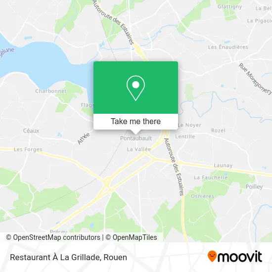 Restaurant À La Grillade map
