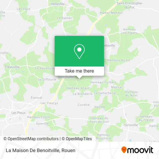 La Maison De Benoitville map