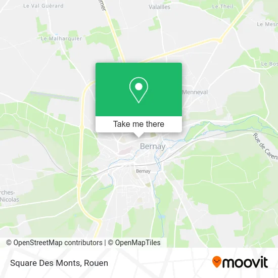 Square Des Monts map