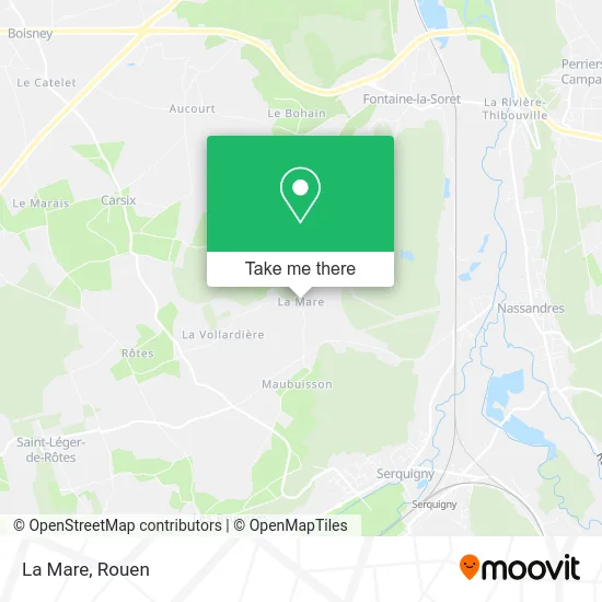 La Mare map