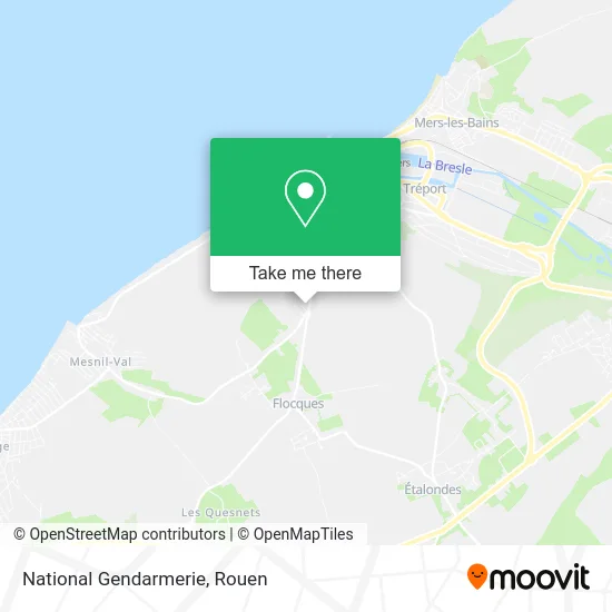 Gendarmerie Nationale map