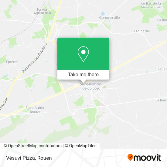 Vésuvi Pizza map