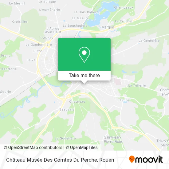 Château Musée Des Comtes Du Perche map