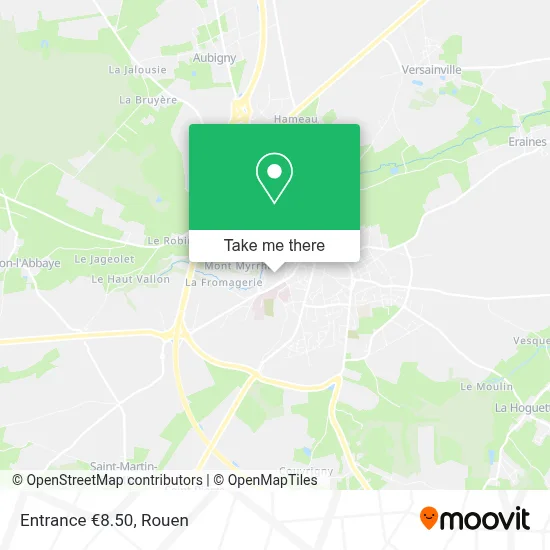 Entrance €8.50 map