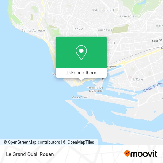 Le Grand Quai map