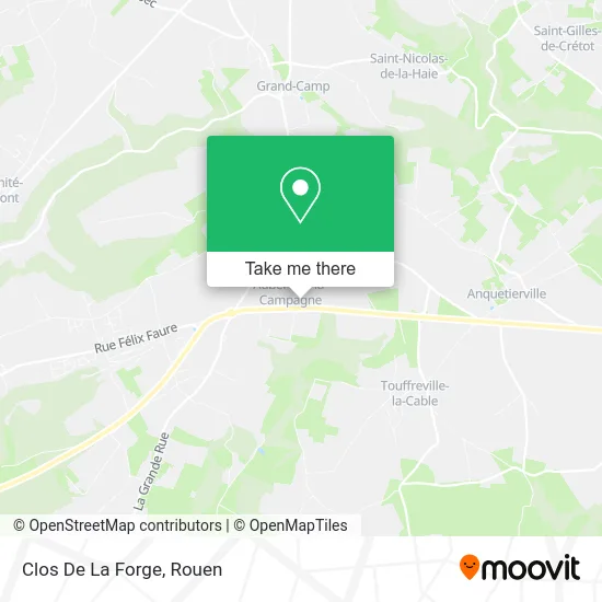 Clos De La Forge map