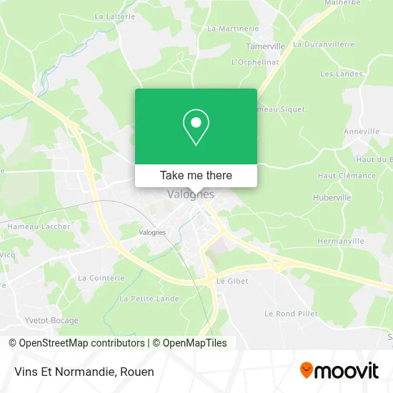 Vins Et Normandie map