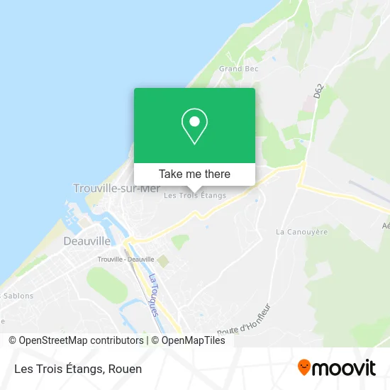 Les Trois Étangs map