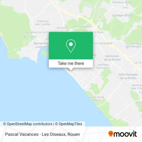 Pascal Vacances - Les Oiseaux map