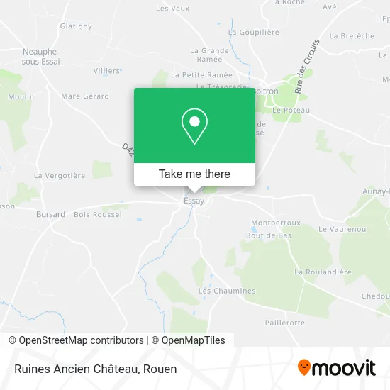 Ruines Ancien Château map