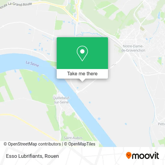 Esso Lubrifiants map