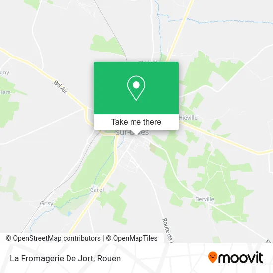 La Fromagerie De Jort map