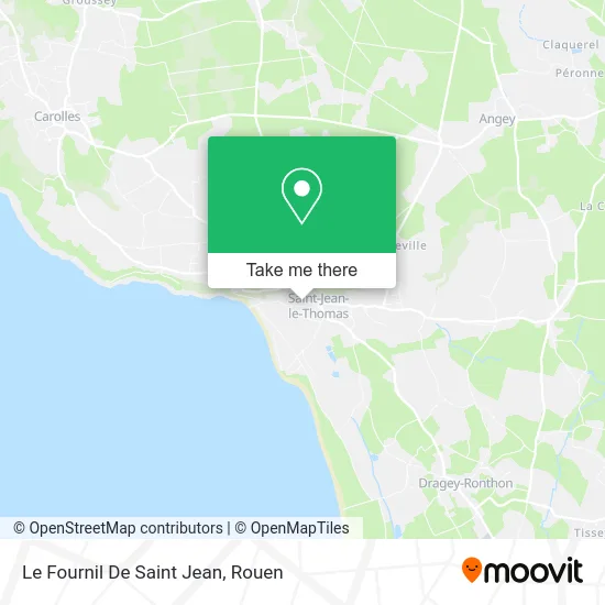 Le Fournil De Saint Jean map