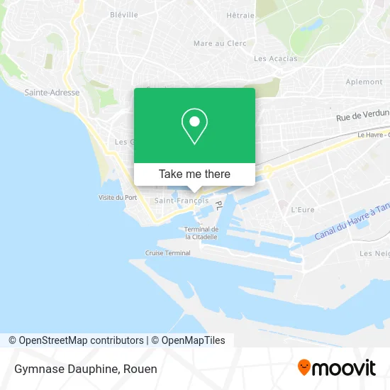 Gymnase Dauphine map