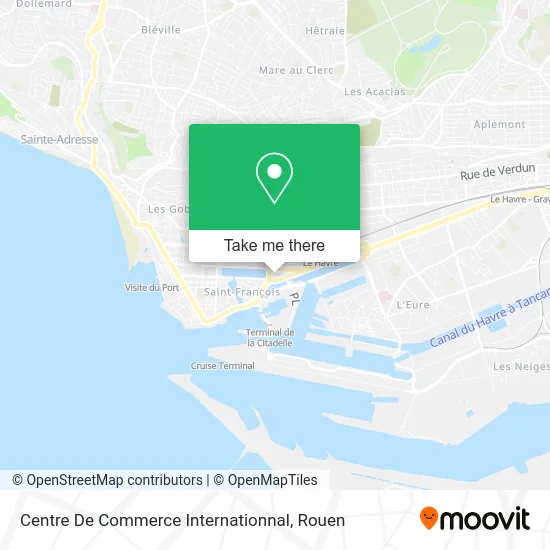 Centre De Commerce Internationnal map