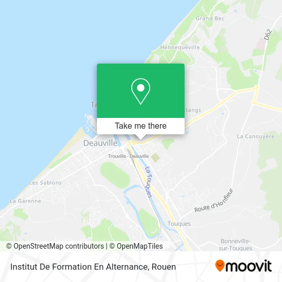 Institut De Formation En Alternance map