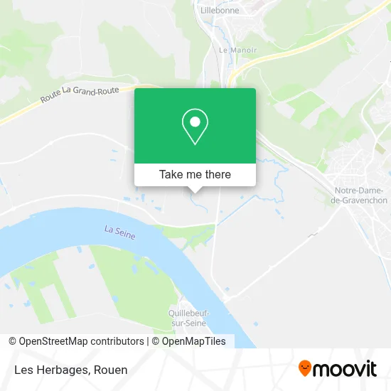 Les Herbages map