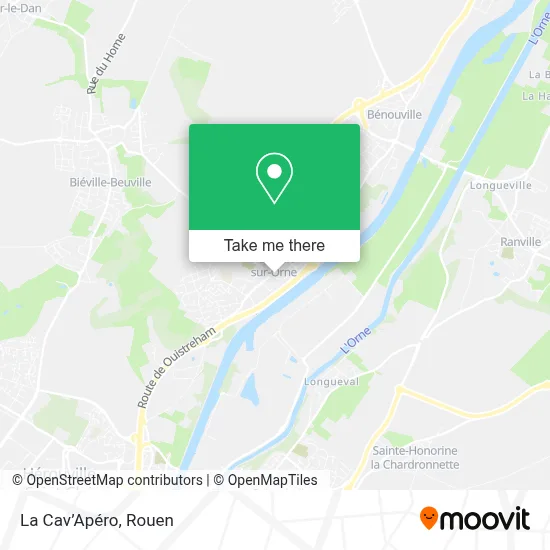 La Cav’Apéro map