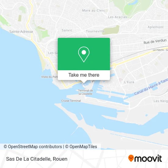 Sas De La Citadelle map