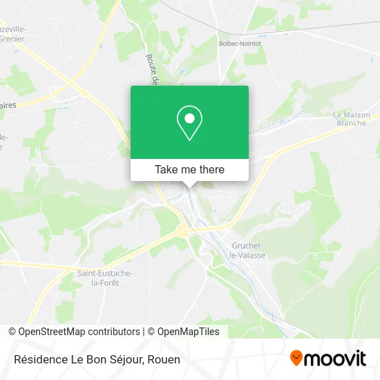Résidence Le Bon Séjour map
