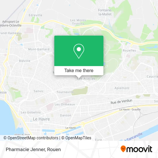 Pharmacie Jenner map