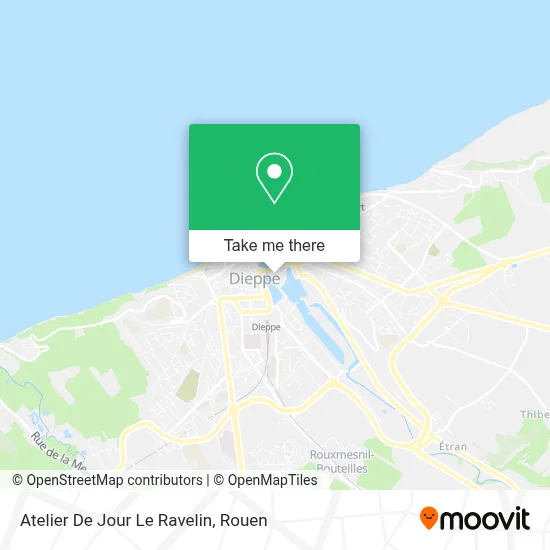 Atelier De Jour Le Ravelin map