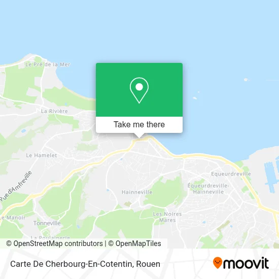 Carte De Cherbourg-En-Cotentin map