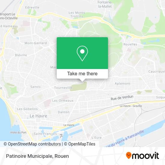 Patinoire Municipale map