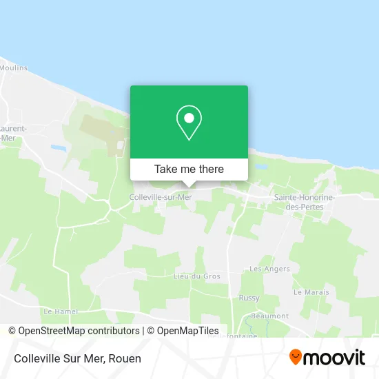 Colleville Sur Mer map