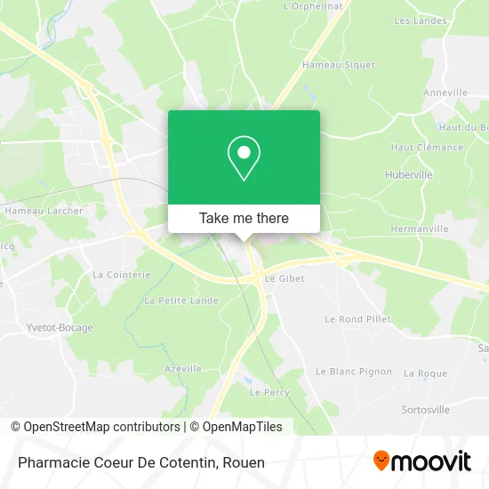 Pharmacie Coeur De Cotentin map