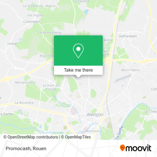 Promocash map