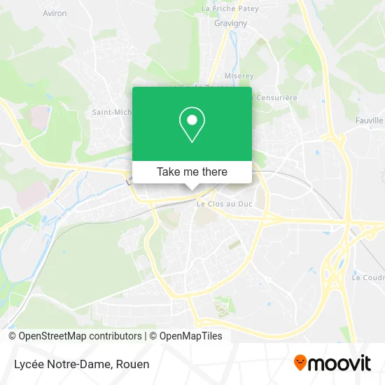 Lycée Notre-Dame map