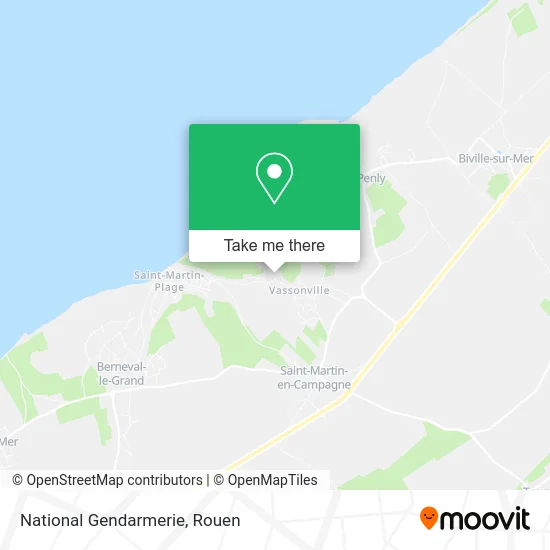 Gendarmerie Nationale map