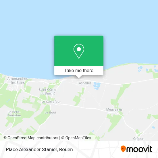 Place Alexander Stanier map